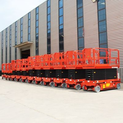 OEM Scissor Lift Work Platform 1T - 5T Load Electric Scissor Platform