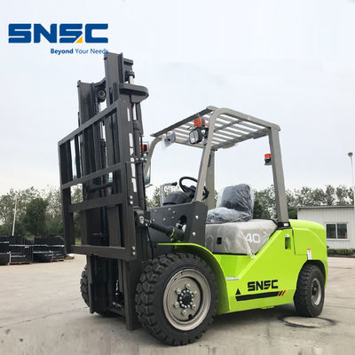 4 Ton Diesel Forklift 4000kg Diesel Powered Forklift 3m To 6m Lifting Height