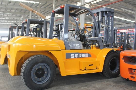 Customized 10 Ton Diesel Forklift 3000mm-6000mm Lift Height