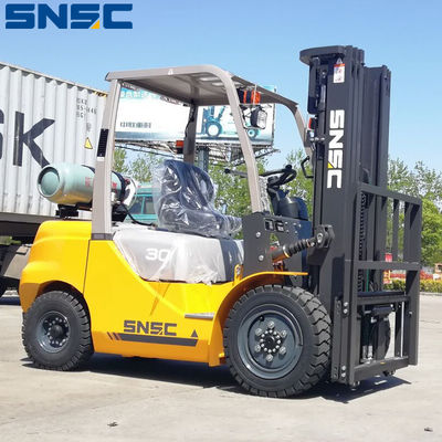 3T Natural Gas Propane Forklift Heavy Duty LPG Powered Forklift SNSC