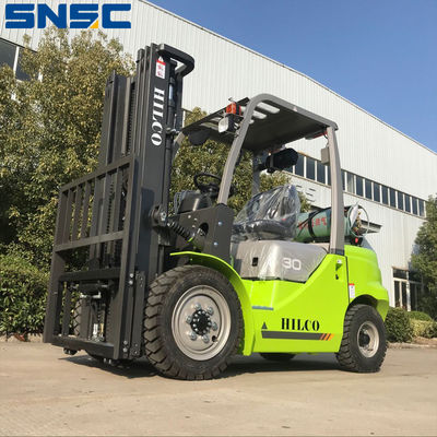 6m Lifting High Mast Forklift LPG Gas Forklift 3000kgs Load Capacity