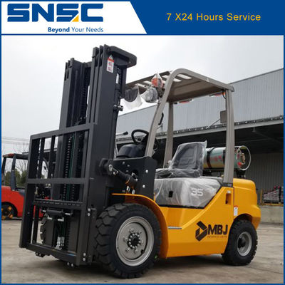 Japan NISSAN K25 Gasoline Forklift SNSC LPG Counterbalance Forklift