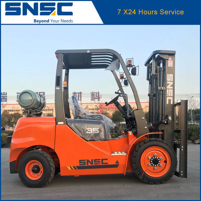 Japan NISSAN K25 Gasoline Forklift SNSC LPG Counterbalance Forklift