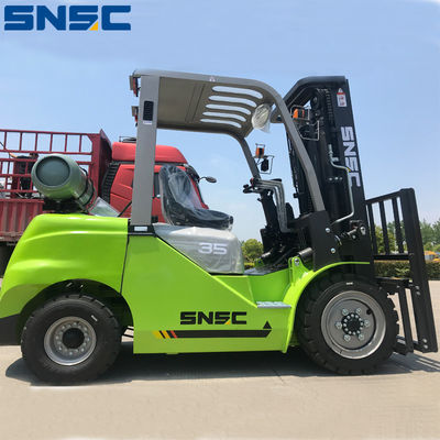 SNSC Gasoline Powered Forklift 3.5 Ton Forklift Lift Trucks