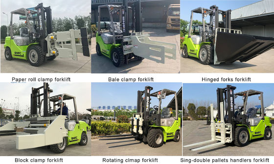 SNSC Gasoline Powered Forklift 3.5 Ton Forklift Lift Trucks