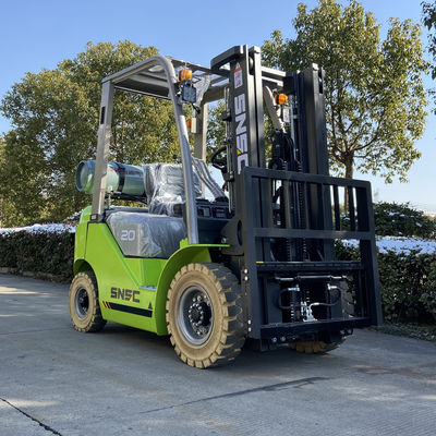 2 Ton LPG Gas Forklift 3000mm-7000mm Lifting Dual Fuel Forklift