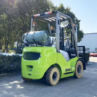 2 Ton LPG Gas Forklift 3000mm-7000mm Lifting Dual Fuel Forklift