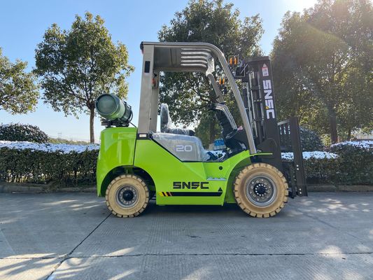 2 Ton LPG Gas Forklift 3000mm-7000mm Lifting Dual Fuel Forklift