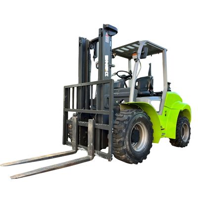 Side Shifter 4x4 Forklift YUNNEI Engine 3500kg Small Off Road Forklift