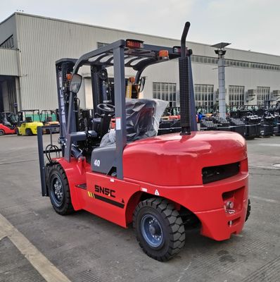 Diesel Rough Terrain Fork Lifts 3 Stage Mast Off Terrain Forklift