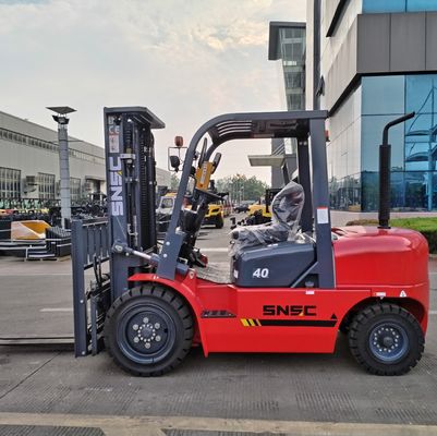 Diesel Rough Terrain Fork Lifts 3 Stage Mast Off Terrain Forklift