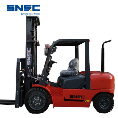 Diesel Rough Terrain Fork Lifts 3 Stage Mast Off Terrain Forklift