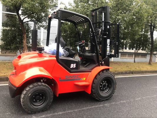 3000kg-5000kg 4wd Rough Terrain Forklift Off Road Forklift Lift Trucks