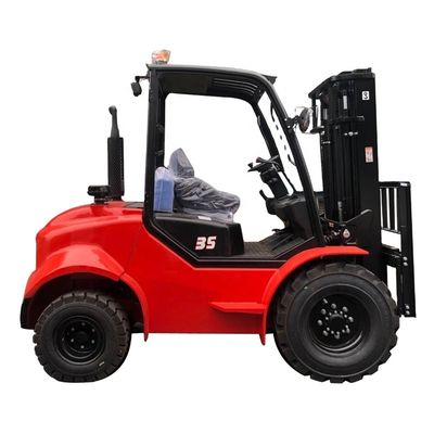 3000kg-5000kg 4wd Rough Terrain Forklift Off Road Forklift Lift Trucks