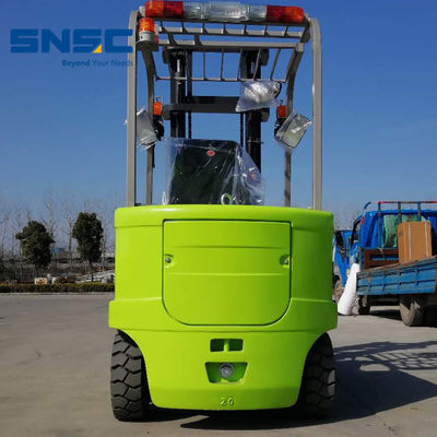 2 Ton 2.5 T Electric Forklift 4 Pviots Battery Operated Forklift