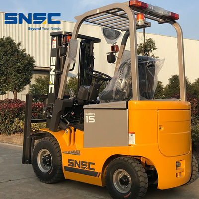 1500kgs Chariot Elevateur 5m Height Electric Fork Lifts 2 Stage / 3 Stage