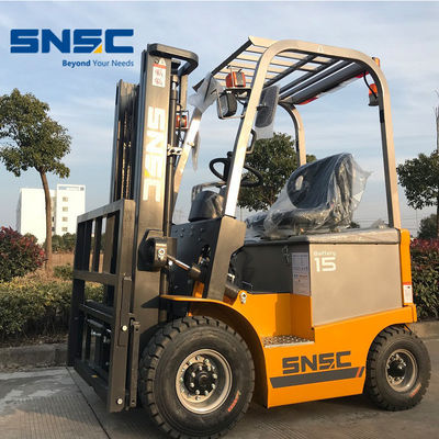1500kgs Chariot Elevateur 5m Height Electric Fork Lifts 2 Stage / 3 Stage