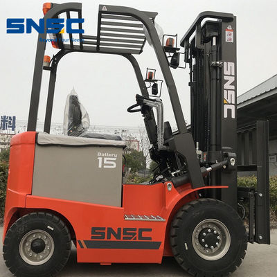 1500kgs Chariot Elevateur 5m Height Electric Fork Lifts 2 Stage / 3 Stage