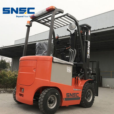 1500kgs Chariot Elevateur 5m Height Electric Fork Lifts 2 Stage / 3 Stage