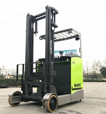 1.6 Ton 2 Ton Reach Truck Electric SNSC Forklift With Pneumatic Standard Tire