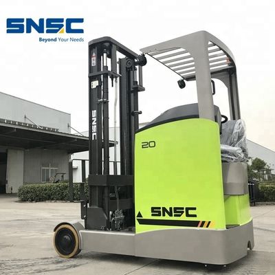 1.6 Ton 2 Ton Reach Truck Electric SNSC Forklift With Pneumatic Standard Tire