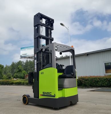 1.6 Ton 2 Ton Reach Truck Electric SNSC Forklift With Pneumatic Standard Tire