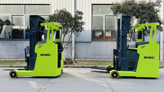 Green Electric Reach Forklift Montacargas Forklift Lift Height 6m 8m 10m 12m