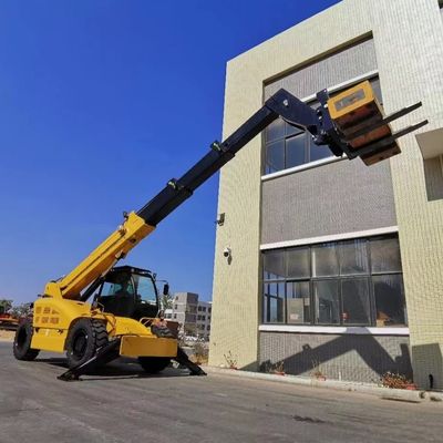 Diesel Engine 4 Ton Telehandler SNSC Forklift Telescopic Boom