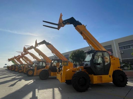Diesel Engine 4 Ton Telehandler SNSC Forklift Telescopic Boom
