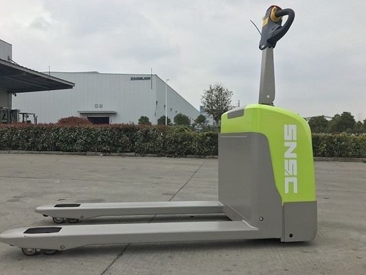 Lithium Battery Powered Pallet Jack 1.5ton Electric Pallet Truck Green