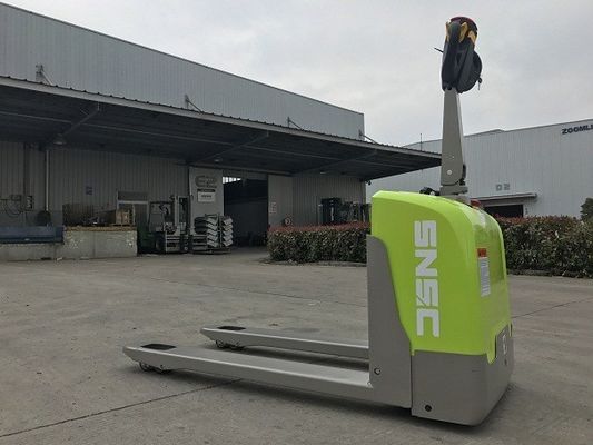 Lithium Battery Powered Pallet Jack 1.5ton Electric Pallet Truck Green