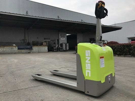 Lithium Battery Powered Pallet Jack 1.5ton Electric Pallet Truck Green