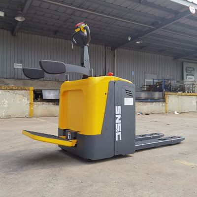 1550mm Fork Battery Powered Pallet Truck For Food & Beverage Factory