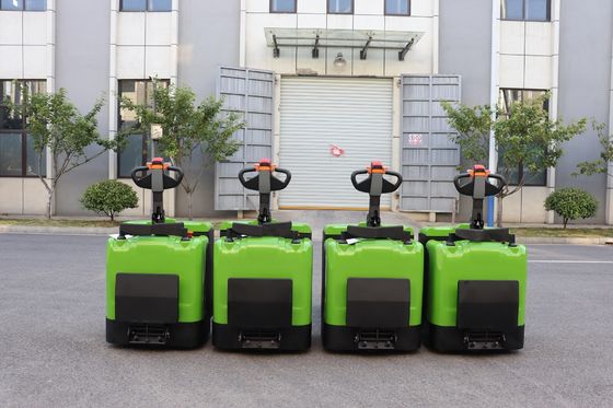1550mm Fork Battery Powered Pallet Truck For Food & Beverage Factory