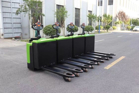 1550mm Fork Battery Powered Pallet Truck For Food & Beverage Factory
