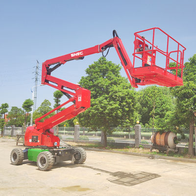 SNSC Telescopic Boom Lifts Telescoping Man Lift For Construction
