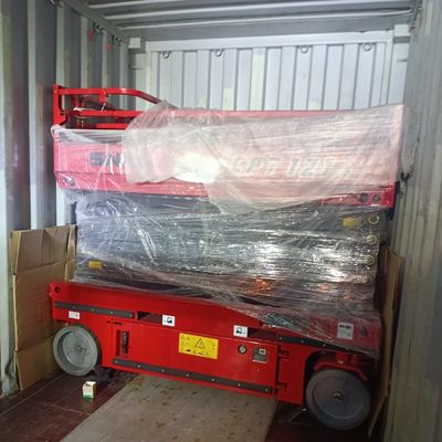OEM Scissor Lift Work Platform 1T - 5T Load Electric Scissor Platform