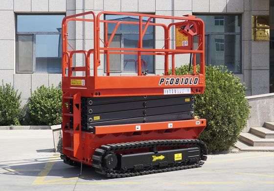 6m 8m 10m Self Propelled Electric Scissor Lift Aerial Working Platform 230kg Load