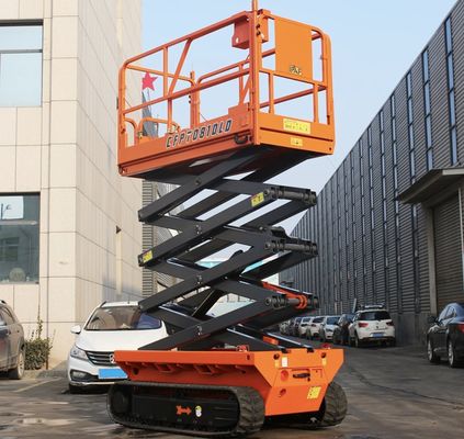 6m 8m 10m Self Propelled Electric Scissor Lift Aerial Working Platform 230kg Load