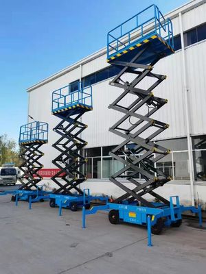 12m 14m 16m Hydraulic Scissor Work Platform Self Propelled Scissor Lift