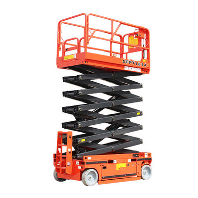 Self Leveling Scissor Lift Aerial Working Platform 4m 5m 6m 8m 10m 12m 14m 16meters
