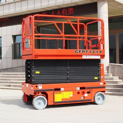 4m-16m Aerial Working Platform SNSC Scissor Work Platform Self Propelled