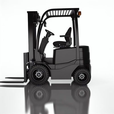Solid Rubber / Polyurethane Tyre Electric Pallet Jack Forklift , Electric Reach Truck Shimadzu Pump